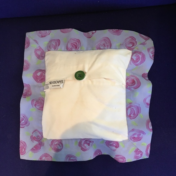 Pillow Cover Hand-painted by Silkscapes 14.5” square - Picture 2 of 7